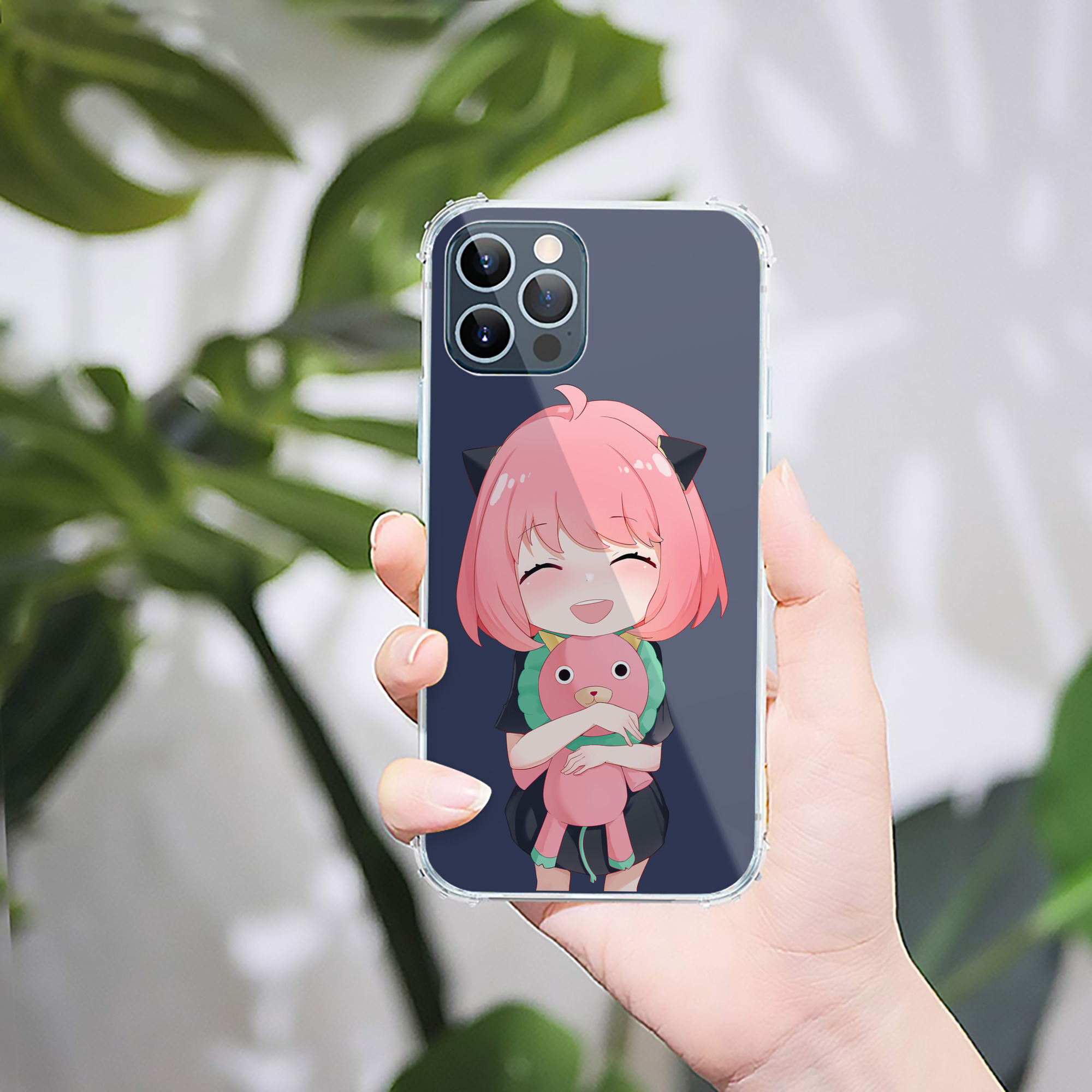 （画像用） SPY×FAMILY间谍家家酒 【iPhone 12シリーズ対応】透明スマホケース（クリアソフトケース）